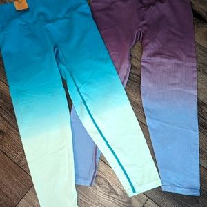 Pink athletic pants new with tags. 2 pants.